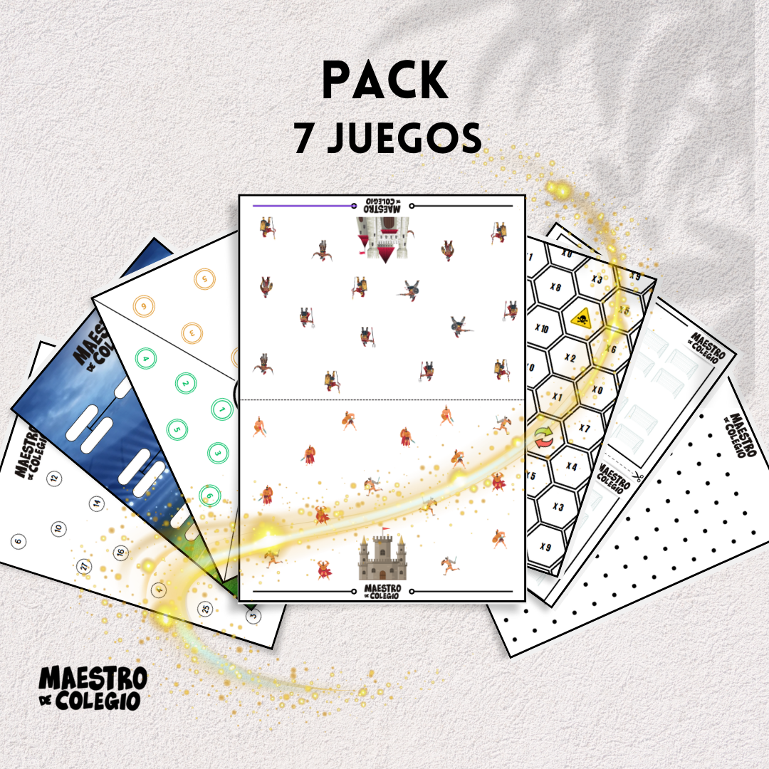Pack 7 juegos sin pantallas